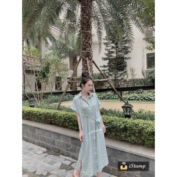 Đầm bầu thiết kế thời trang M45 Váy bầu xinh suông mùa hè 45-68kg - bauxinh