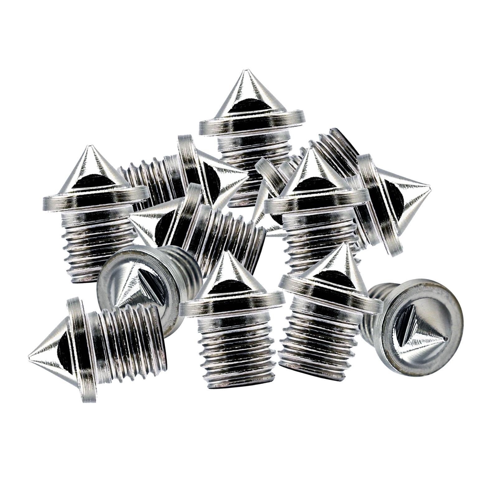12x Track Spikes Sturdy Replacement Spikes for Running High Jump Backpacking