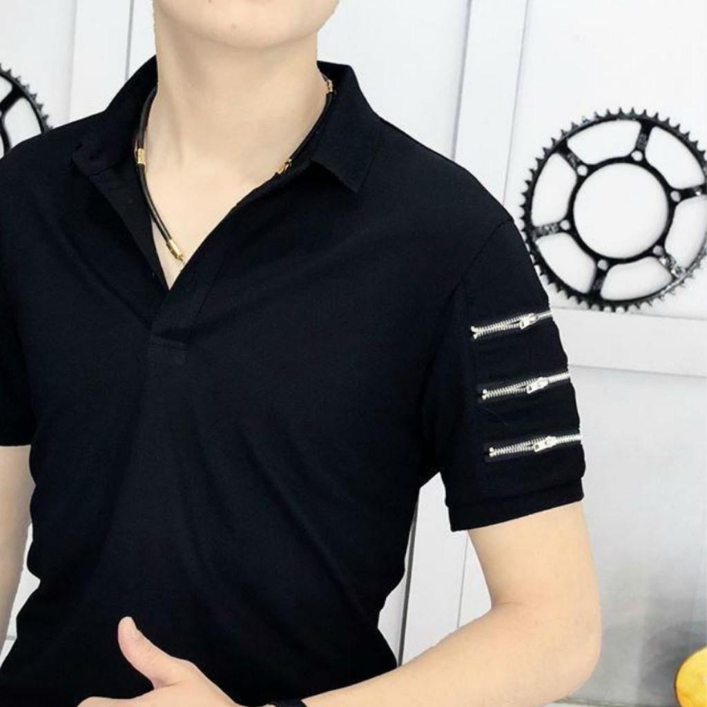 Áo Thun Nam Có Cổ Ngắn Tay PK03 Thời Trang Top Fashion Shop Chất Liệu Thun Co Dãn Cực Tốt
