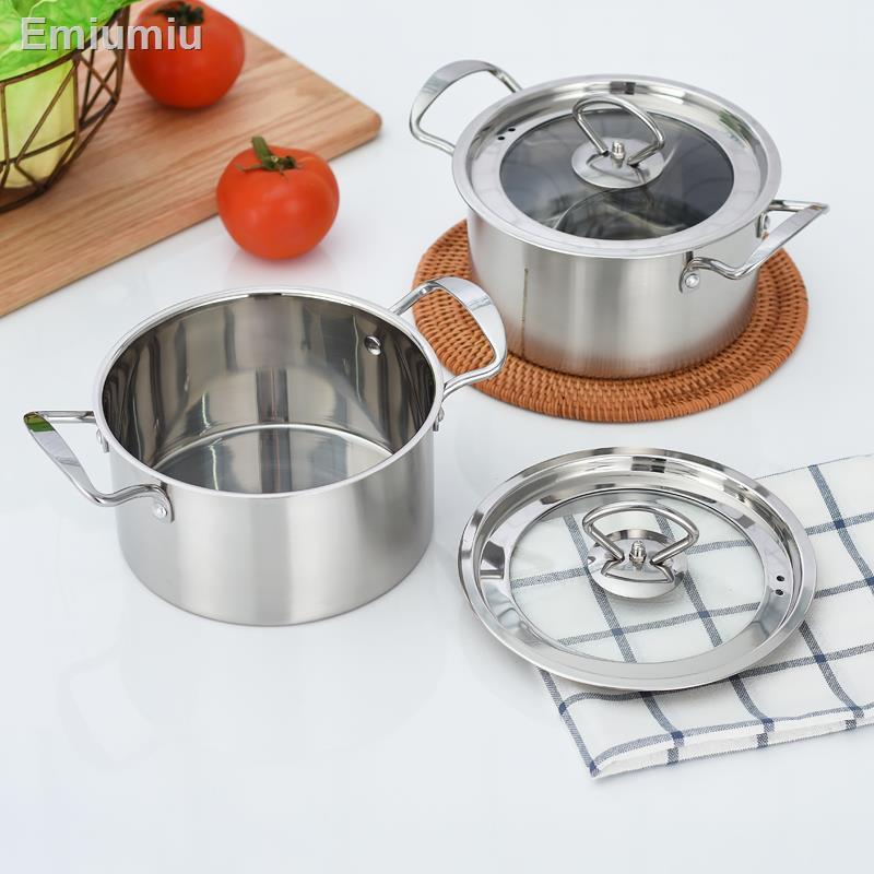 ▥> Thép Không Gỉ Một Người Một Nồi Lẩu Mandarin Vịt Nhỏ Buffet Lẩu Đặc Biệt Cho Bếp Từ