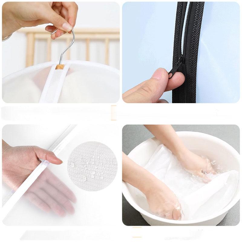 Túi bọc quần áo có khóa chống bụi tiện lợi