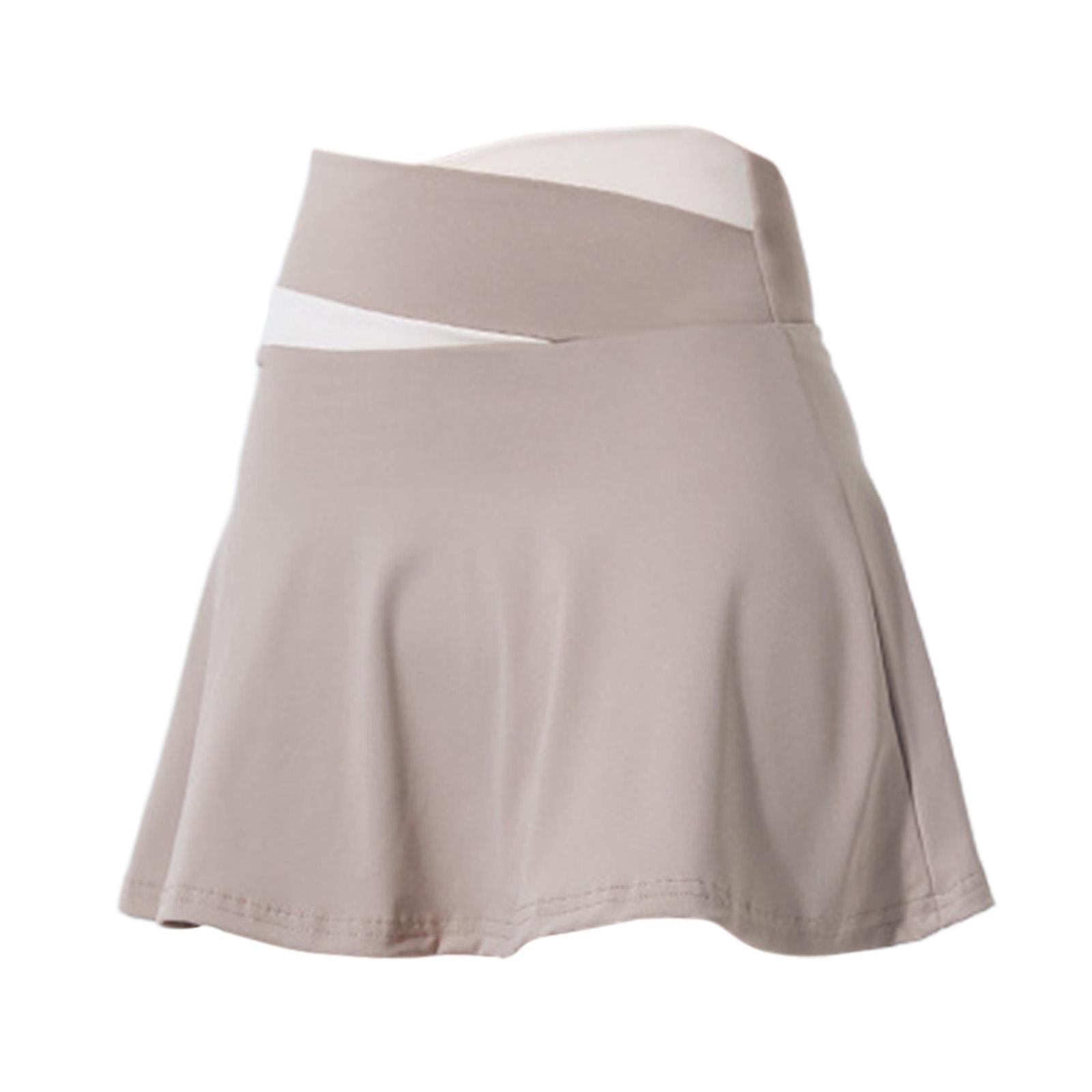 Tennis Skirt, Badminton Skirt Short Skirt, Ladies High Waist Anti Exposure Clothes, Gymwear Golf Skirts Womens Skirt for Sports Exercise