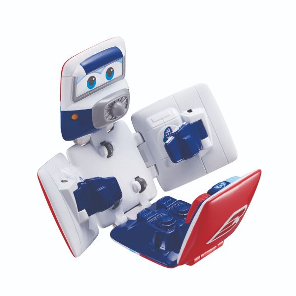 Đồ chơi mô hình SUPERWINGS Hộp biến hình Super wings- cảnh sát Paul YW740575