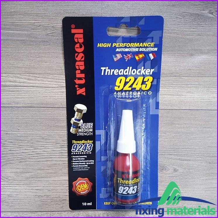 Keo khóa ren, chống tháo ren X'TRASEAL Threadlocker 9243 (Chai 10ml-50ml, vĩ màu xanh)