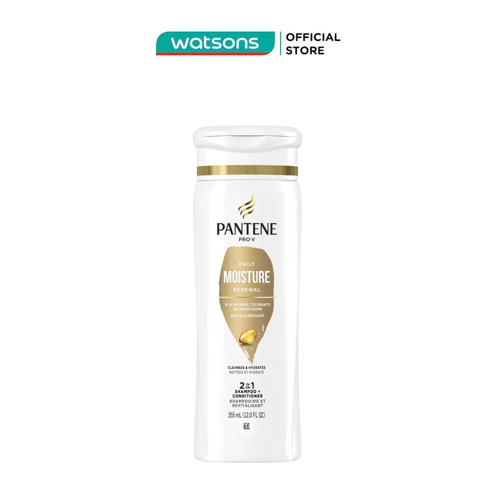 Dầu Gội Và Xả Pantene Daily Moisture Renewal 2in1 24Hr Hydration 355ml