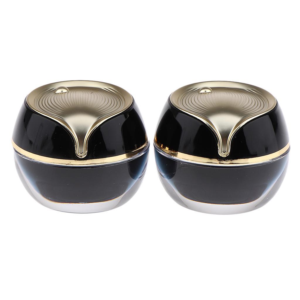 2pcs 10g Empty Cosmetic Jar Pot Travel Cream Container