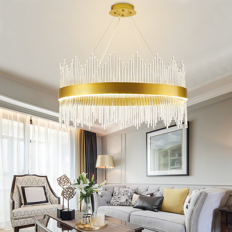 Đèn thả pha lê MONSKY ILIA kiểu dáng mới lạ với 3 chế độ ánh sáng hiện đại trang trí nội thất cao cấp.