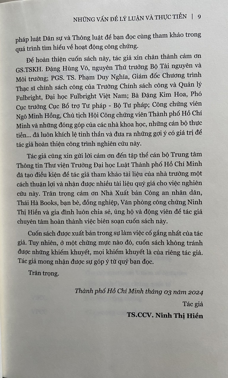 Hoạt Động Công Chứng: Những Vấn Đề Lý Luận và Thực Tiễn