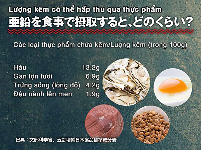 Viên Uống Bổ Sung Kẽm Hỗ Trợ Tăng Cường Sinh Lý, Giúp Tóc Chắc Khỏe, Giảm Gãy Rụng, Đẹp Da Seedcoms Nhật Bản