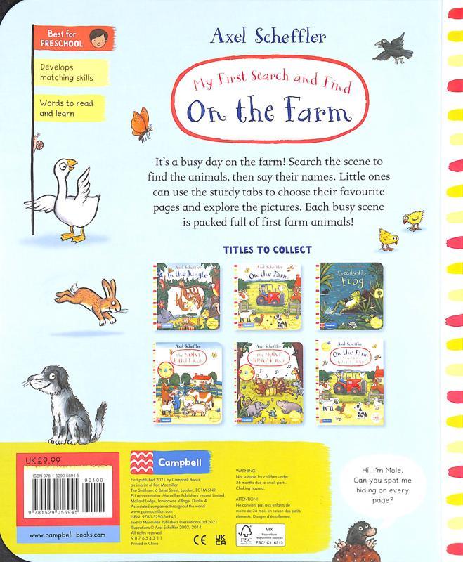 My First Search And Find: On The Farm (Campbell Axel Scheffler 20)