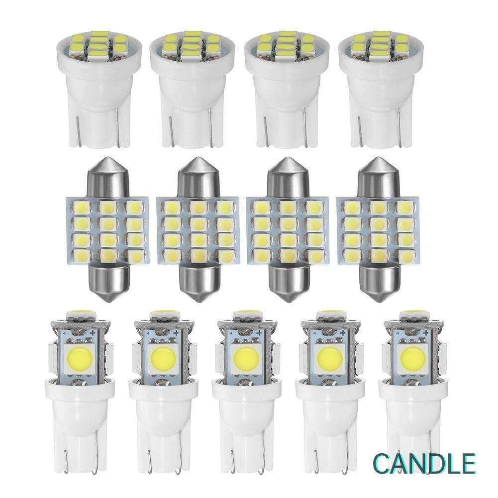 Set 13 Bóng Đèn Led Cho Nội Thất Xe Ô Tô
