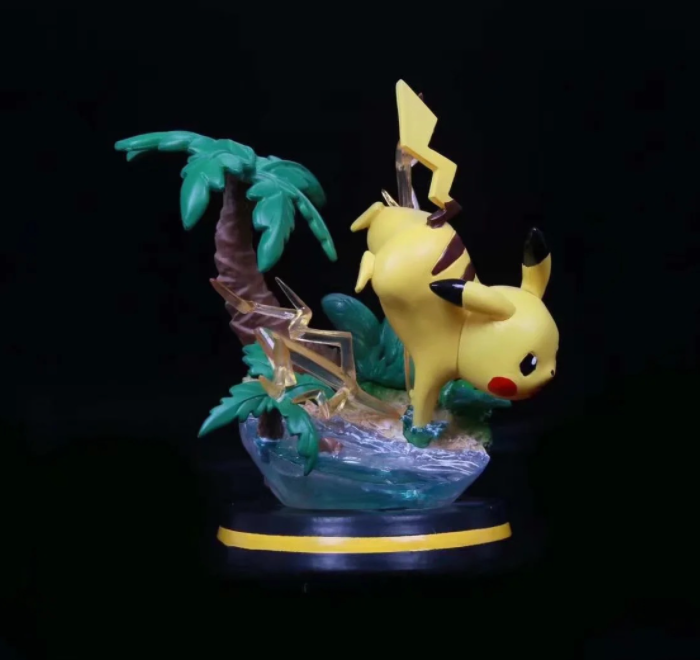 Mô hình Pokemon Pikachiu hiệu ứng rừng cây 14cm