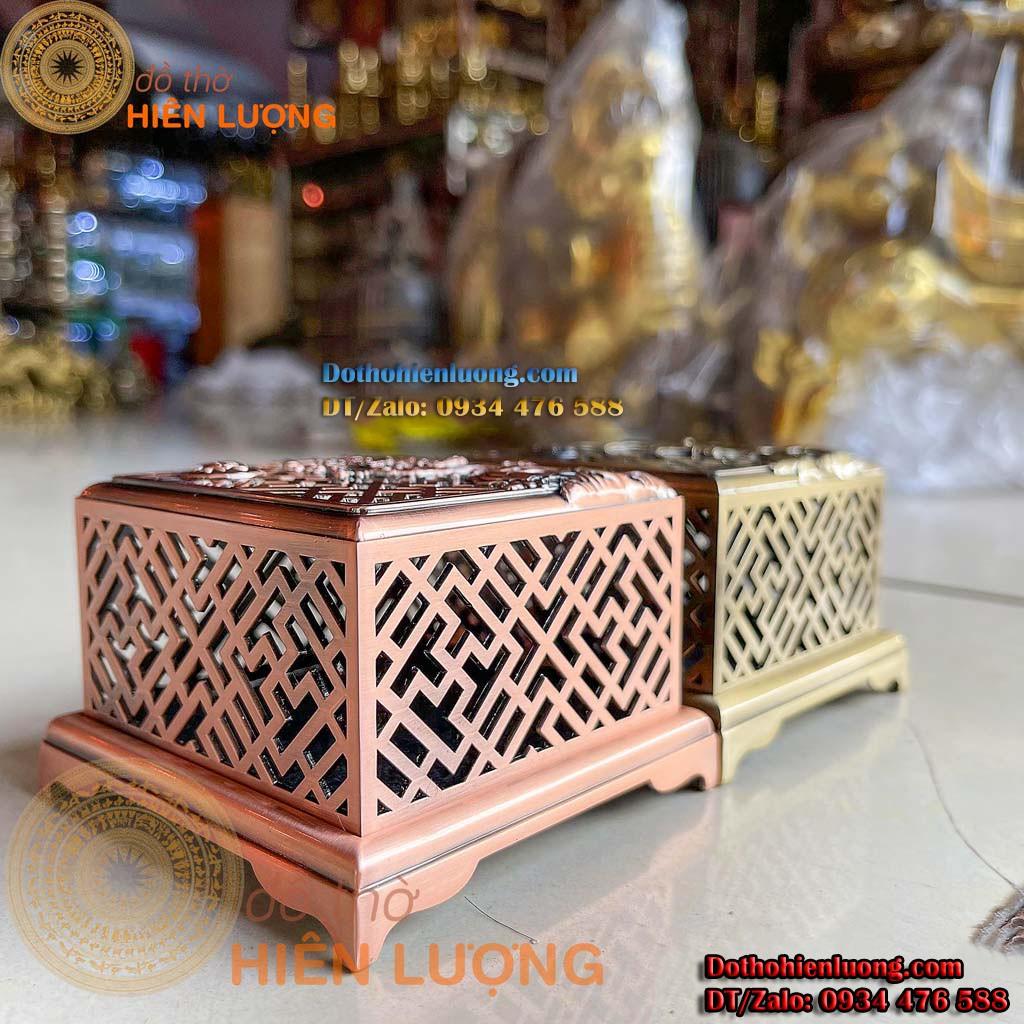 Hộp Xông Trầm Bằng Đồng Phong Thủy - Quà Tặng Đẹp Và Tinh Tế