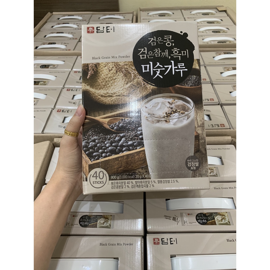 Bột Ngũ Cốc Damtuh Mè Đen - Bột Ngũ Cốc Hàn Quốc