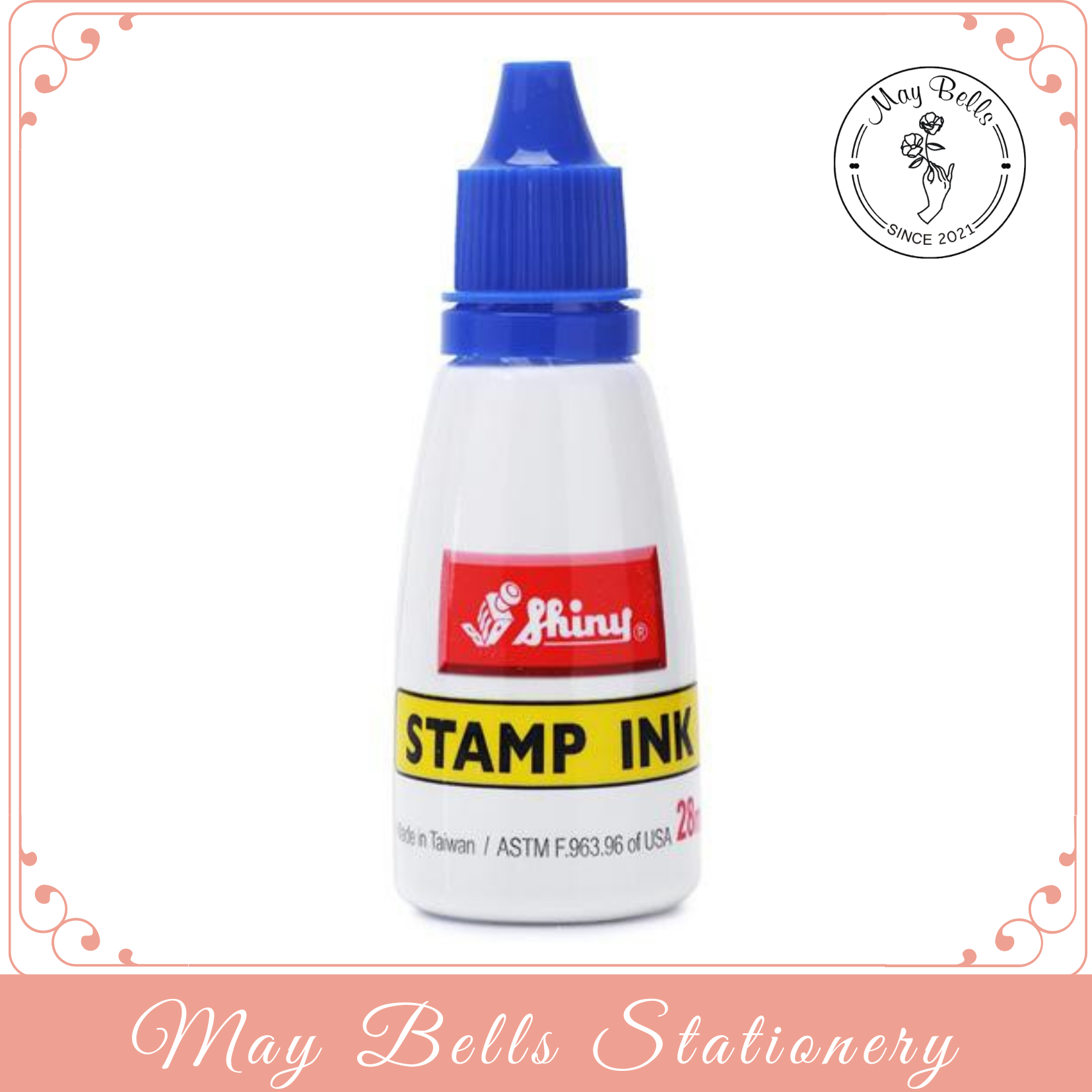Mực dấu Shiny S62 28ml xanh, đỏ, đen