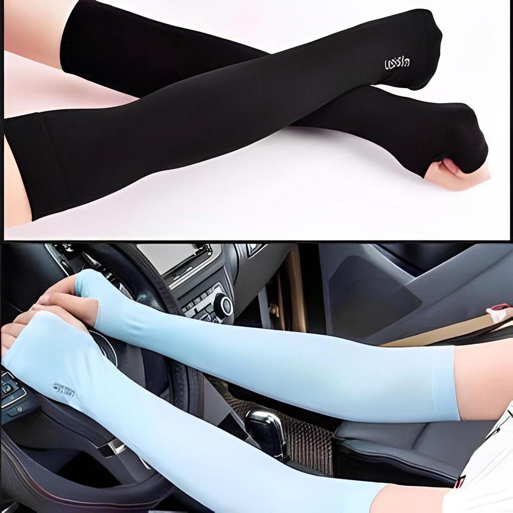 Đôi Găng tay chống nắng xỏ ngón Let's slim