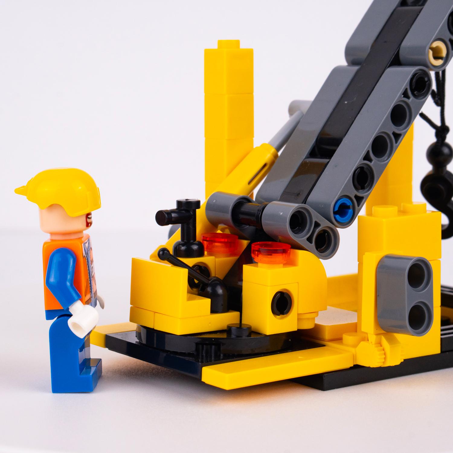 Đồ Chơi Lắp Ráp Máy Xúc Đào Thủy Lực 2 Trong 1 - Hydraulic Excavator - Toys&amp;Joys 8632 (268 Mảnh Ghép)