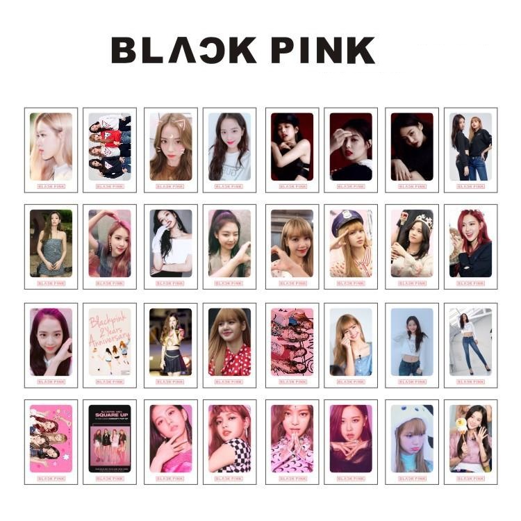 Bộ Lomo Blackpink 32 thẻ ảnh kèm dây và kẹp gỗ