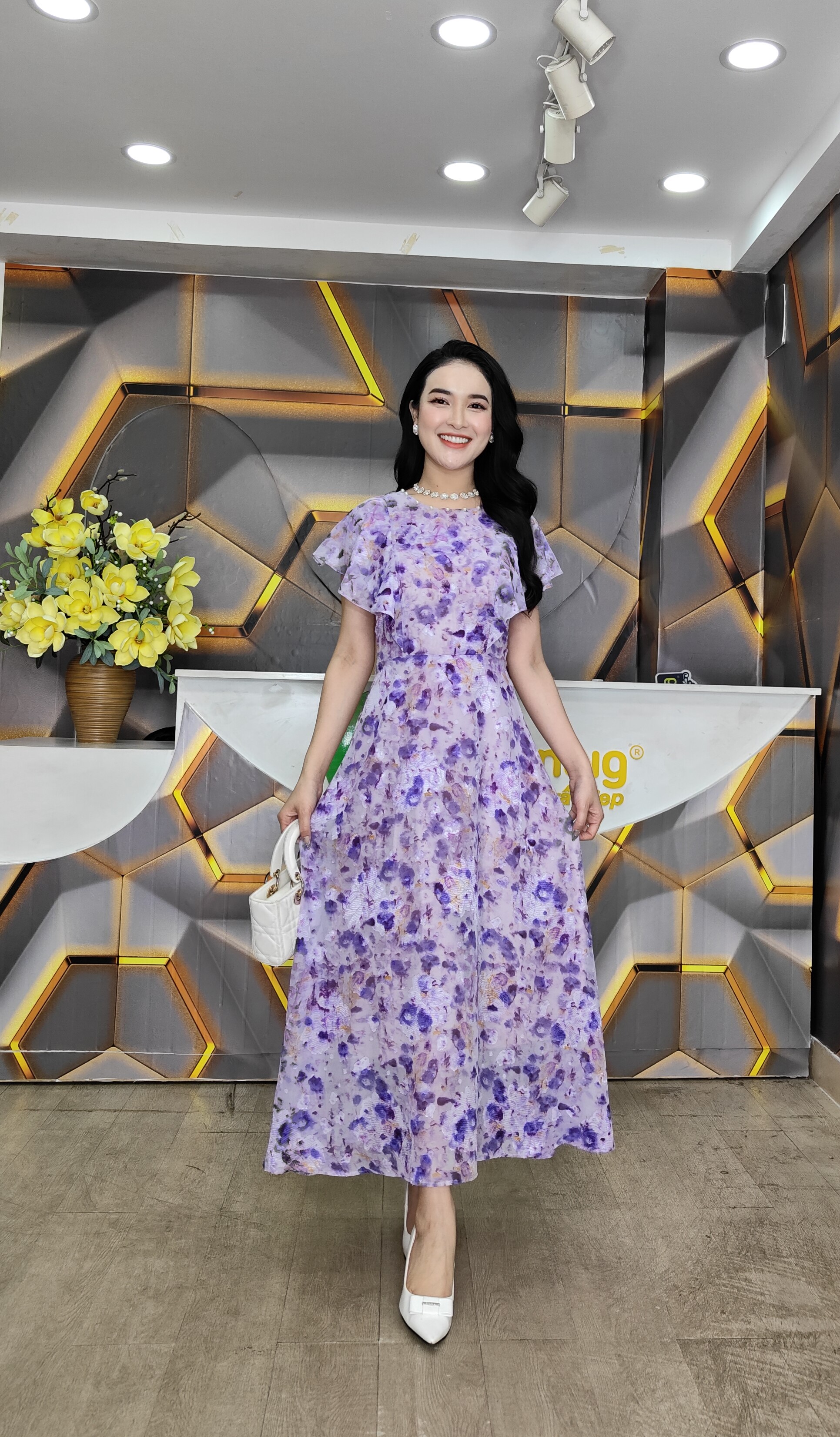 Đầm xòe - Y1658 - Thương hiệu Zonbig