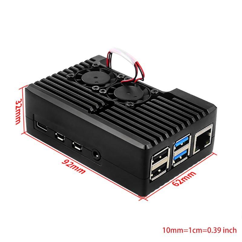Vỏ Nhôm Bảo Vệ Máy Chơi Game Raspberry Pi 4b Cho Rpi 4b / 3b + / 3b