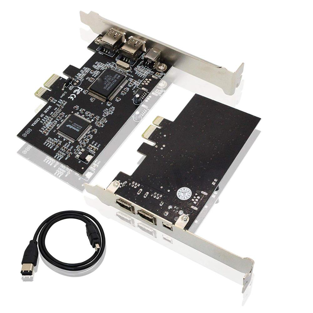 Card PCI to 1394 PCI-Express with 6Pins FIREWIRE 400 IEEE 1394 - Hàng Nhập Khẩu