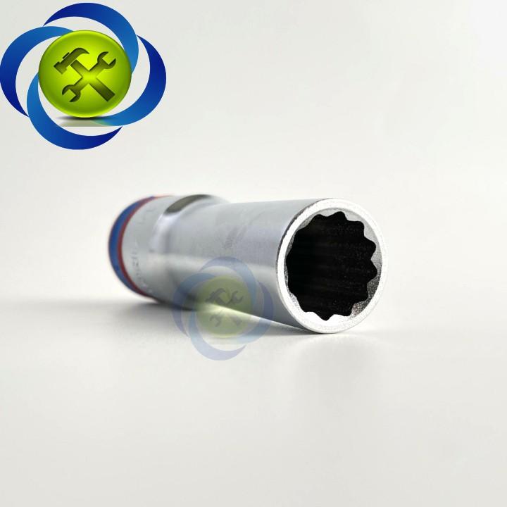 Tuýp 1/2 inch 14mm 12 cạnh màu trắng loại dài Kingtony 423014M