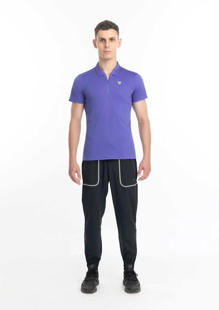 ÁO THỂ THAO THỜI TRANG ONWAYS KHÁNG KHUẨN NAM COFFEE ZIP POLO MEN