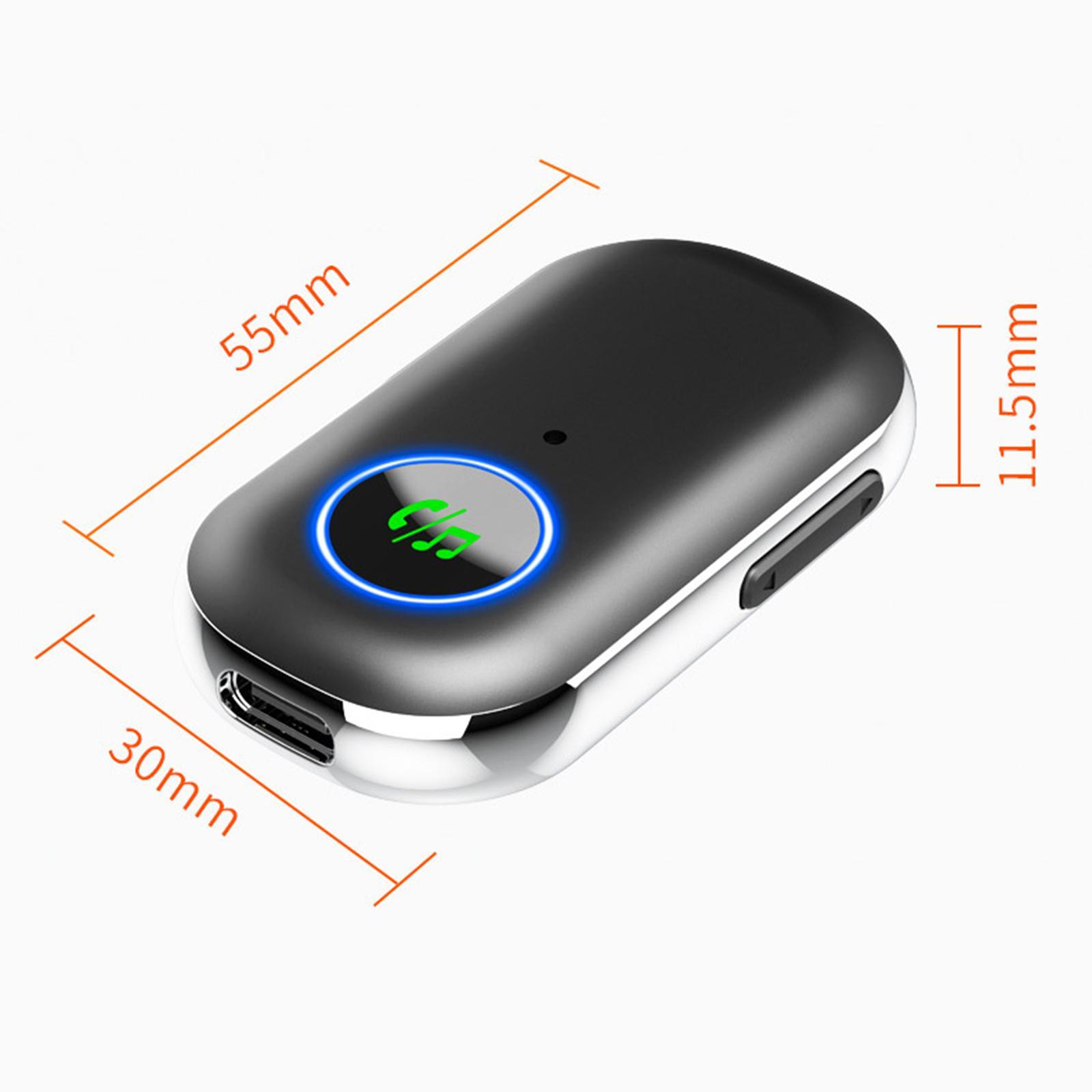 Bluetooth 5.0 Receiver for Car Wireless Bluetooth Car Adapter for Hands Free Call Speaker