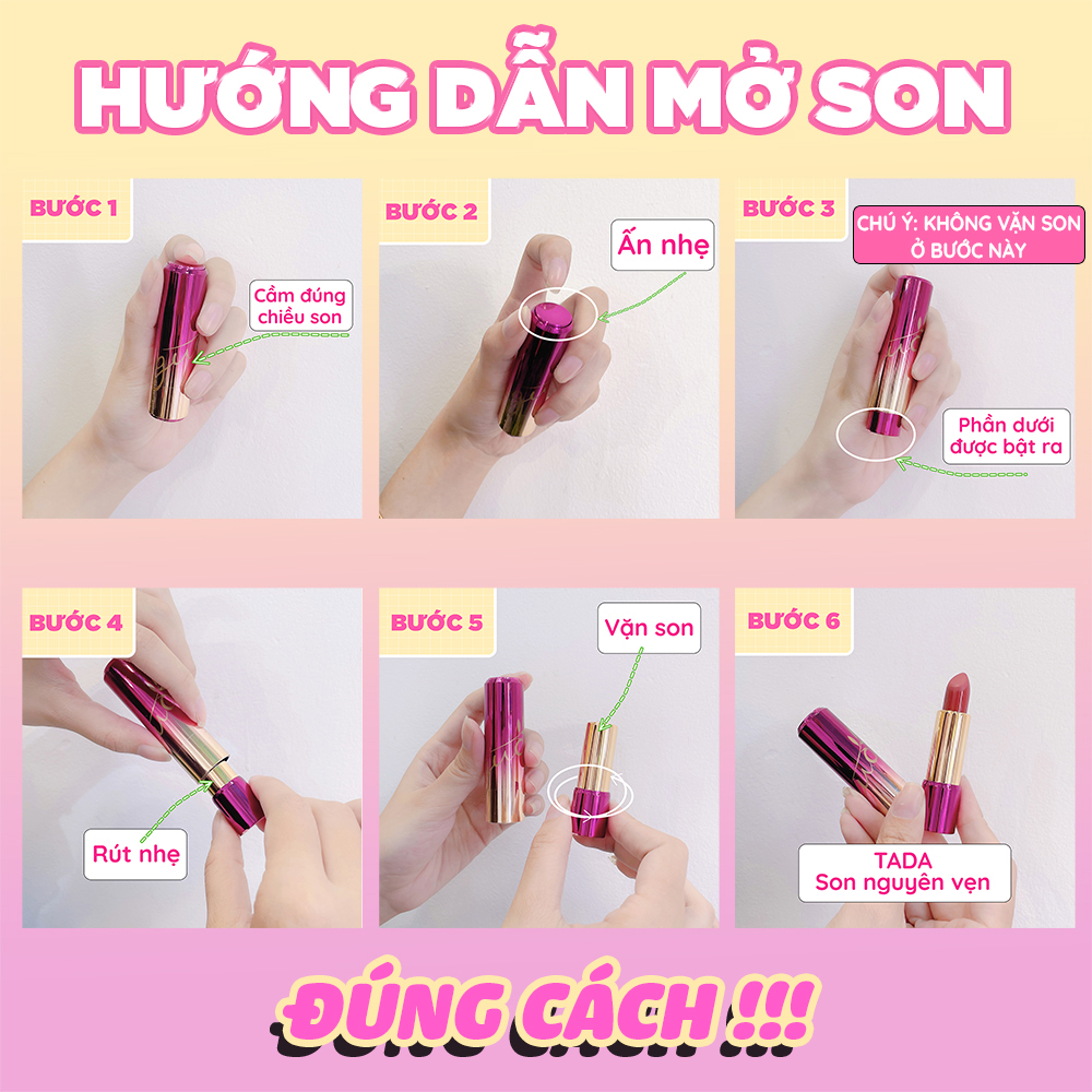 [Hồng ngọc kháng nước] -  Son Lì Anh Thảo sang trọng màu Hồng Ngọc GUO 5gr