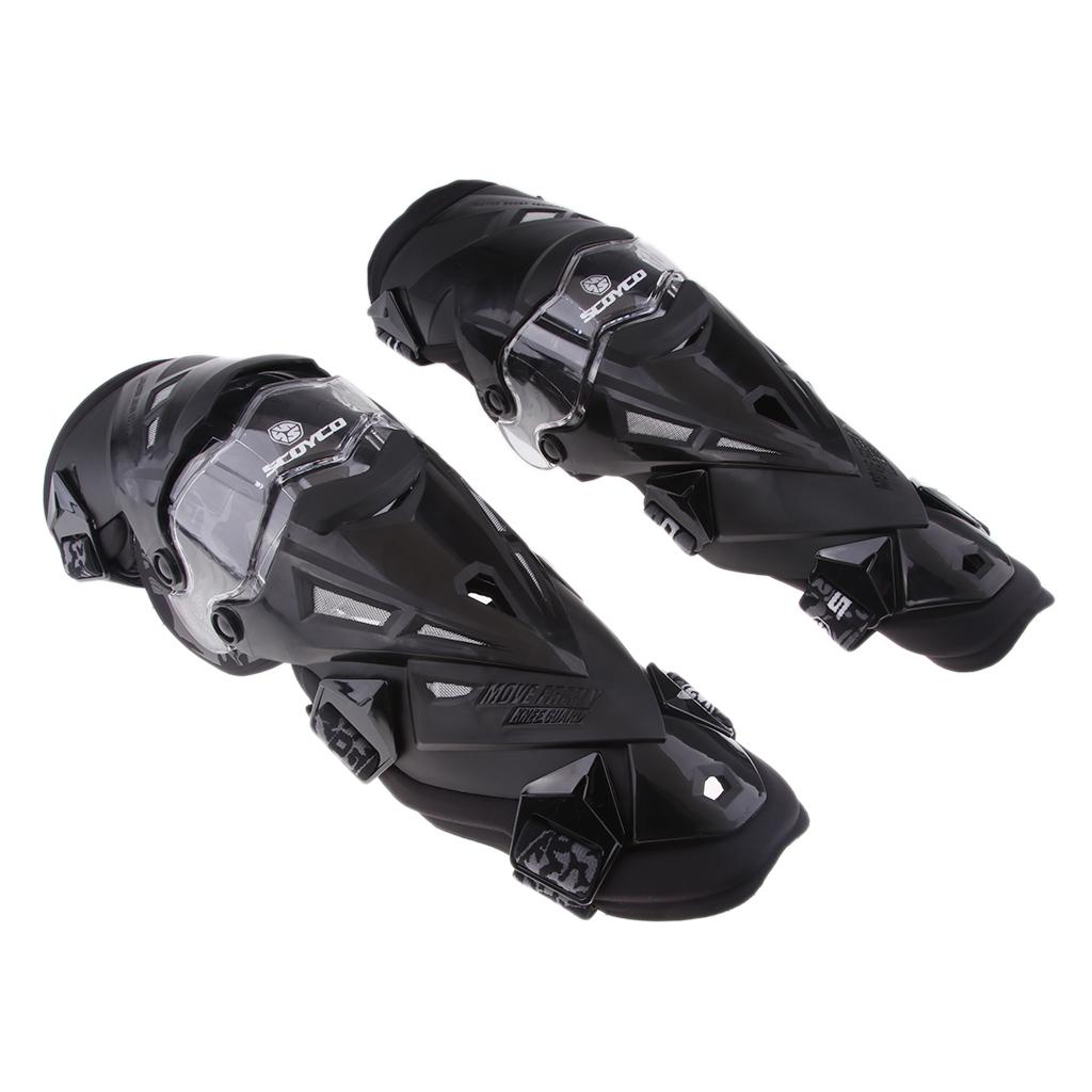 Motorcycle Kneepad Men Protective Gear Knee Guard Protector Dirt Bikes Black
