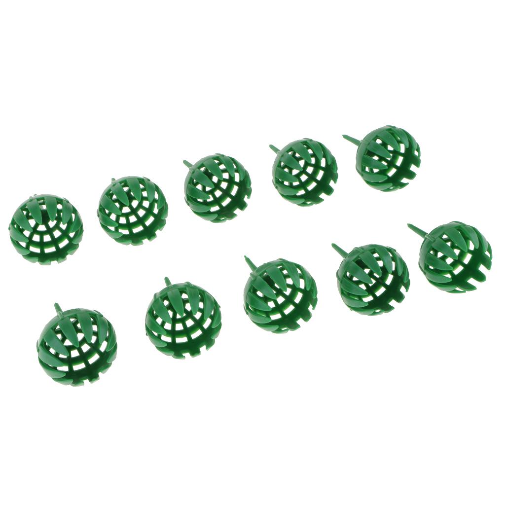 10pcs Plastic Fertilizer Basket Garden Tools for Plants Orchid Bonsai Size L