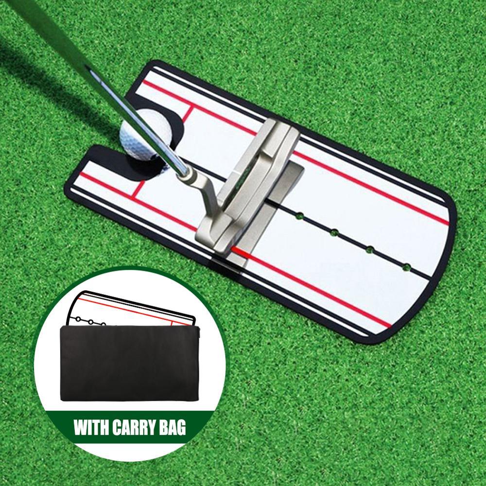 Golf Đưa thực hành gương đặt gương hỗ trợ đào tạo Golf Thực hành Golf Line Color: B 30x14.5CM