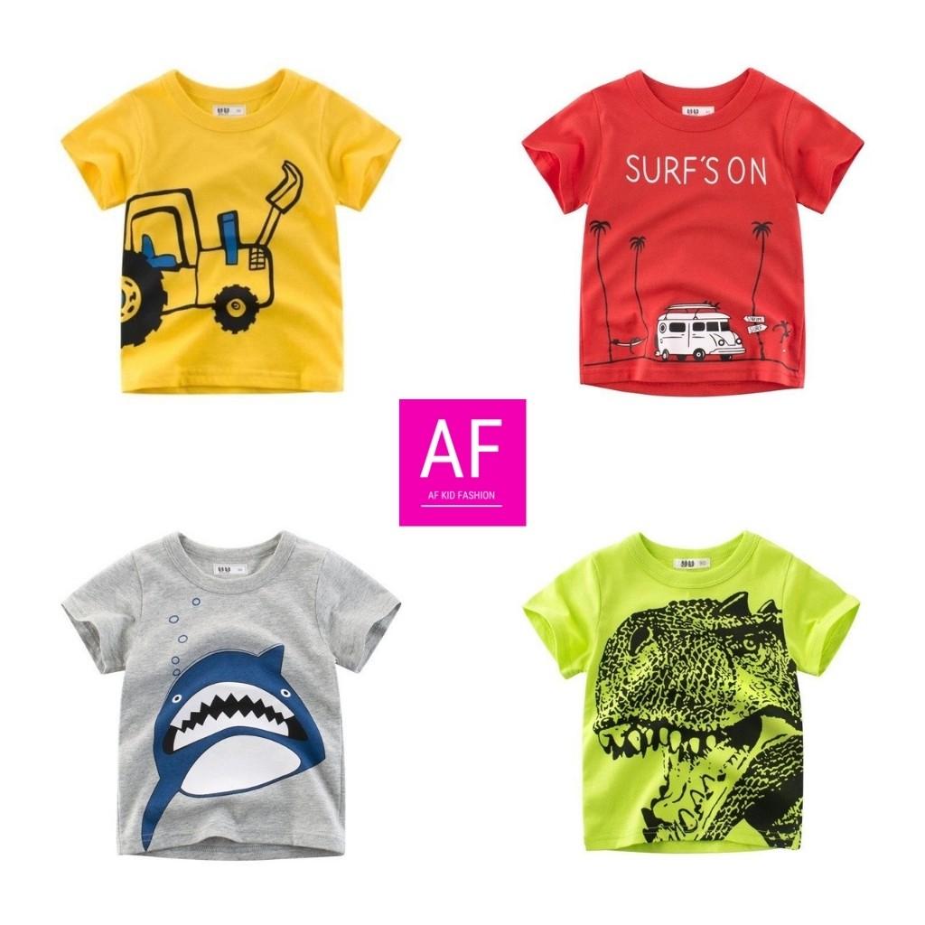 Áo bé trai, áo thun KONG cho bé in hình độc đáo chất cotton hàng xuất Âu Mỹ