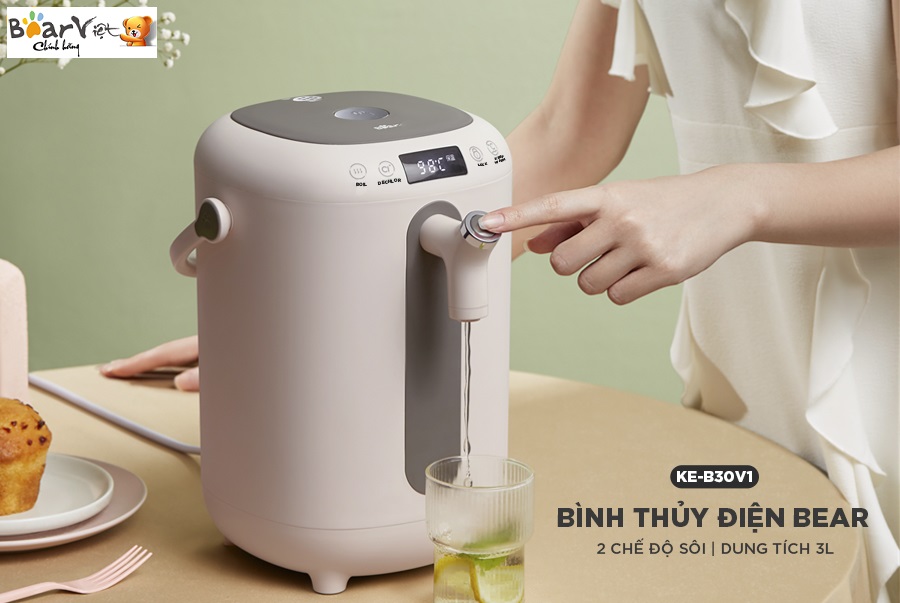 Bình thủy điện thông minh Bear ZDH-H30B1 (KE-B30V1) Sản Phẩm Chính Hãng