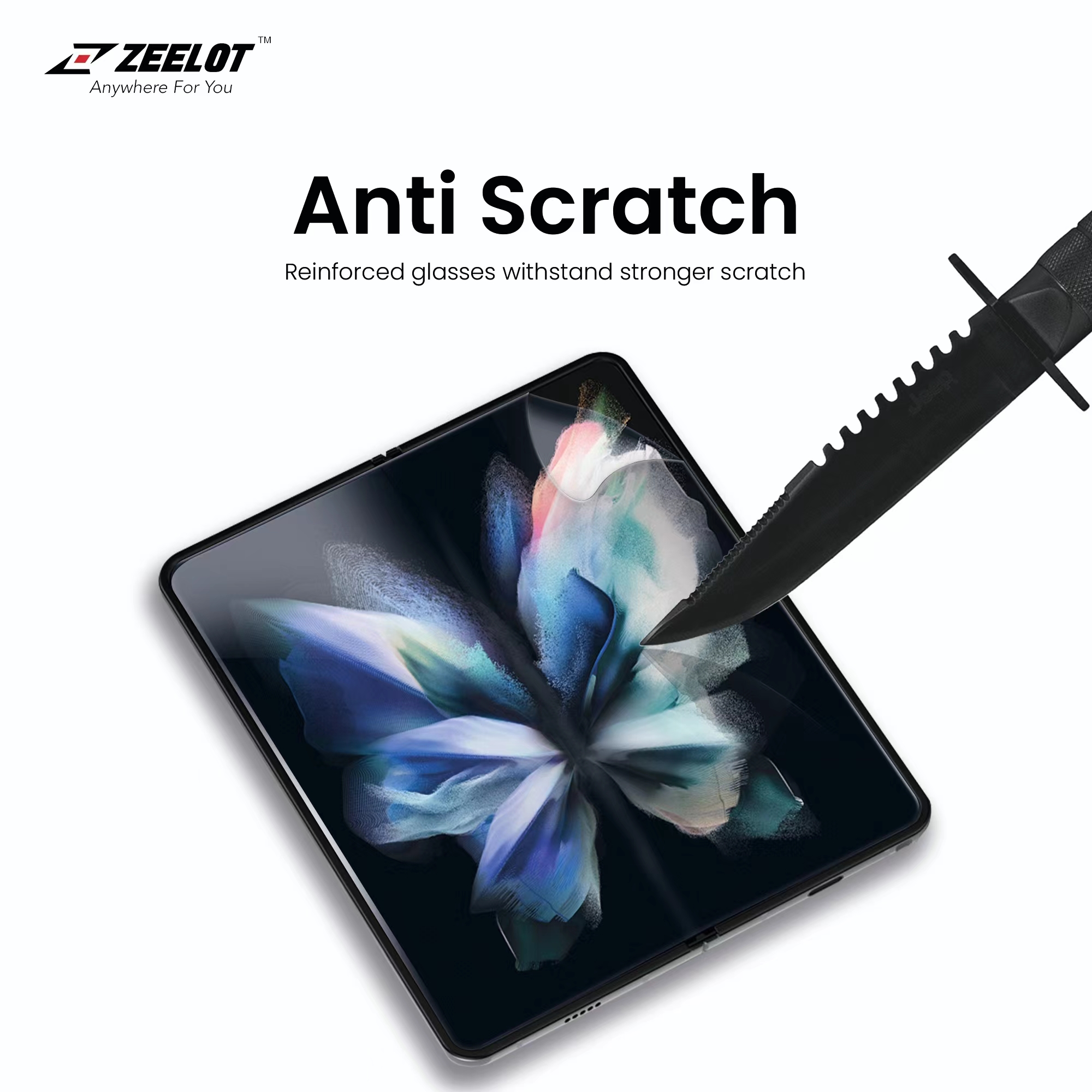 Bộ dán Zeelot Ultra Clear 4 in 1 dành cho Samsung Galaxy Z Fold 4 2022 - Hàng Chính Hãng