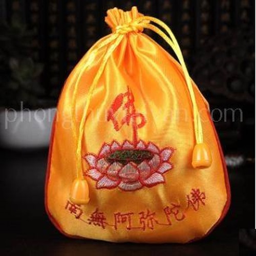 Túi nhỏ may mắn bảo bối Phật Giáo dày 2 lớp