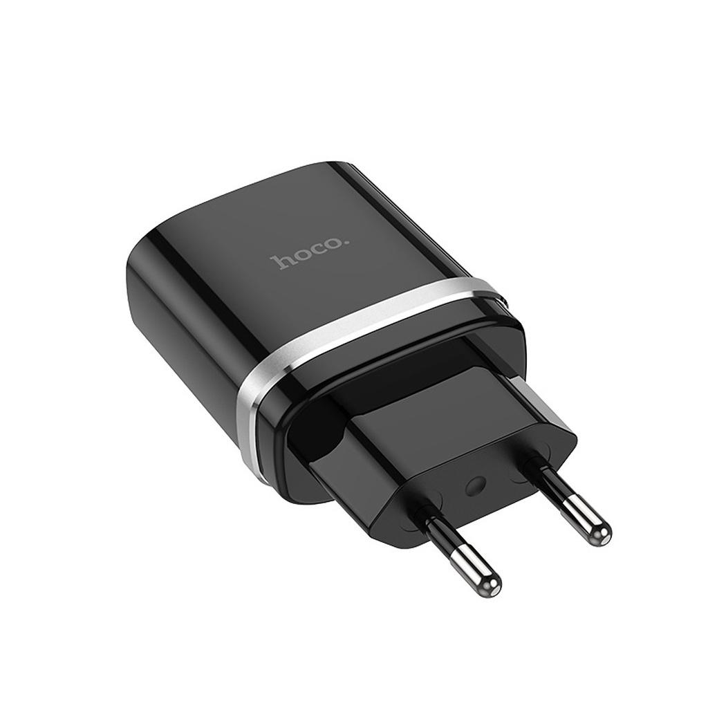 Củ Sạc Nhanh 18W QC3.0 Hoco C12Q - Cốc Sạc Nhanh Cổng USB Hỗ Trợ QC3.0, QC2.0 - Hàng Chính Hãng