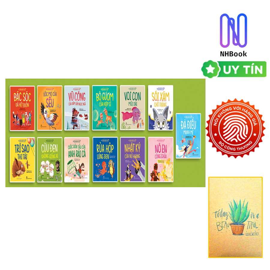 Bộ Sách Thiên Nhiên Kỳ Thú- Bộ 13 tập ( Tặng Sổ Tay Xương Rồng )