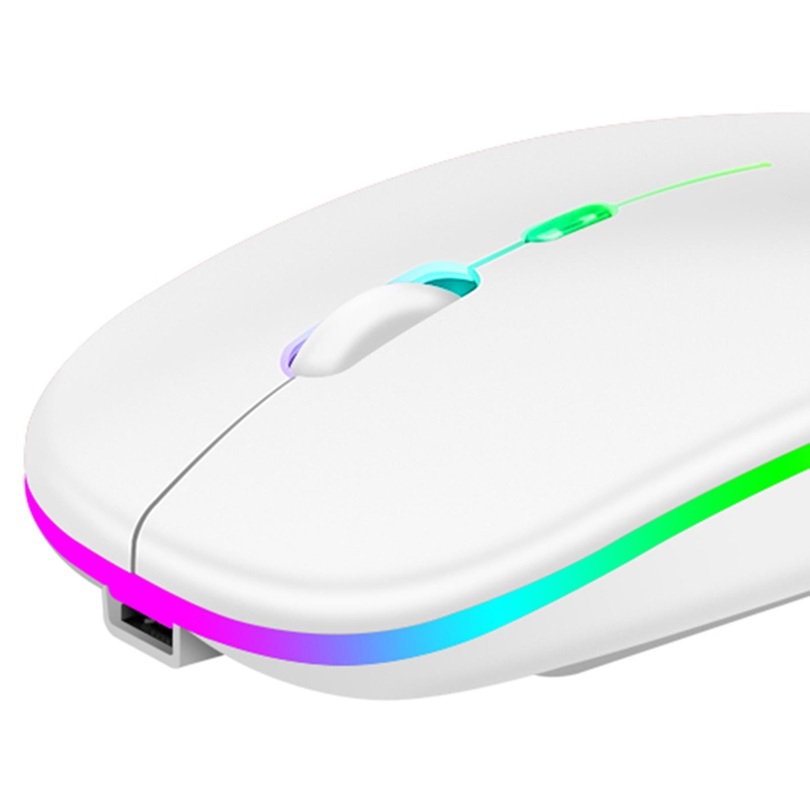 Tachiuwa LED Wireless Mouse Laptop PC 2.4G Mute Mice Gaming with Receiver