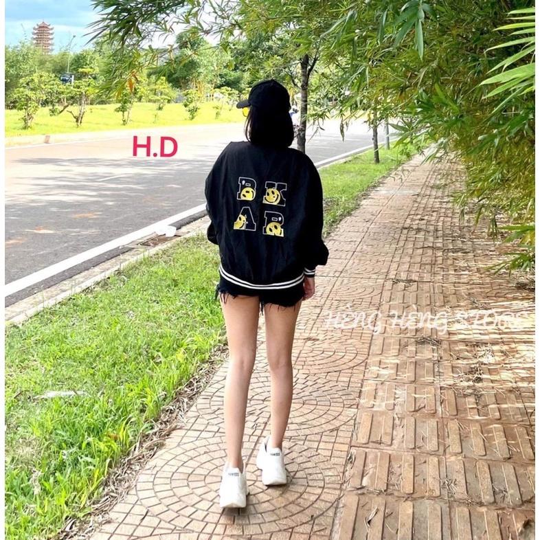 Áo bomber mặt cười BKAR HD