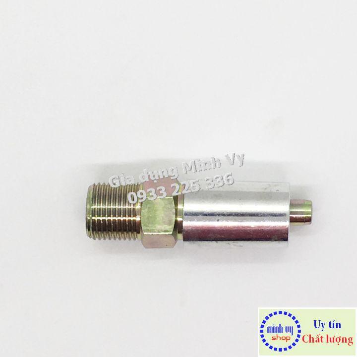 Đầu cos dây siêu cáp áp cho máy rửa xe công nghiệp ren ngoài 3/8&quot;