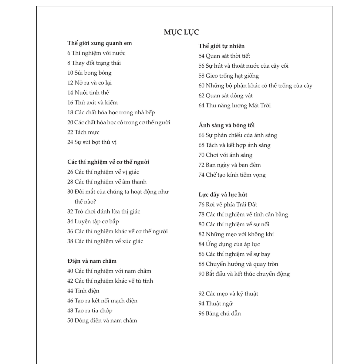 Big Book Of Science Experiments - Cuốn Sách Khổng Lồ Về Các Thí Nghiệm Khoa Học