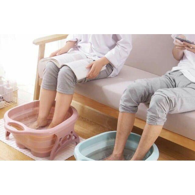 Chậu ngâm chân massage gấp gọn hàng cao cấp tiện lợi