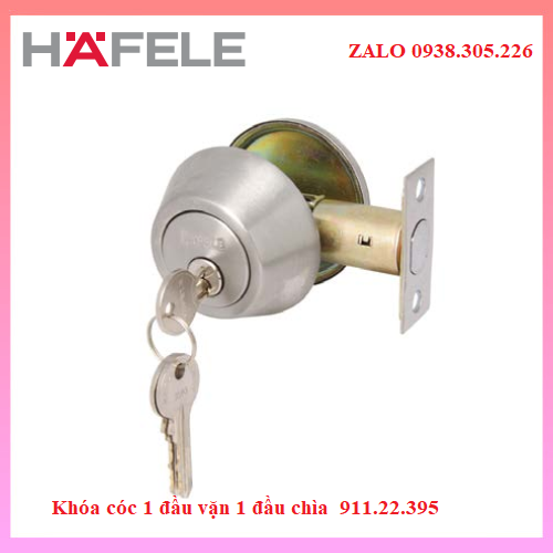 Khóa cóc 1 đầu vặn 1 đầu chìa Hafele 911.22.395