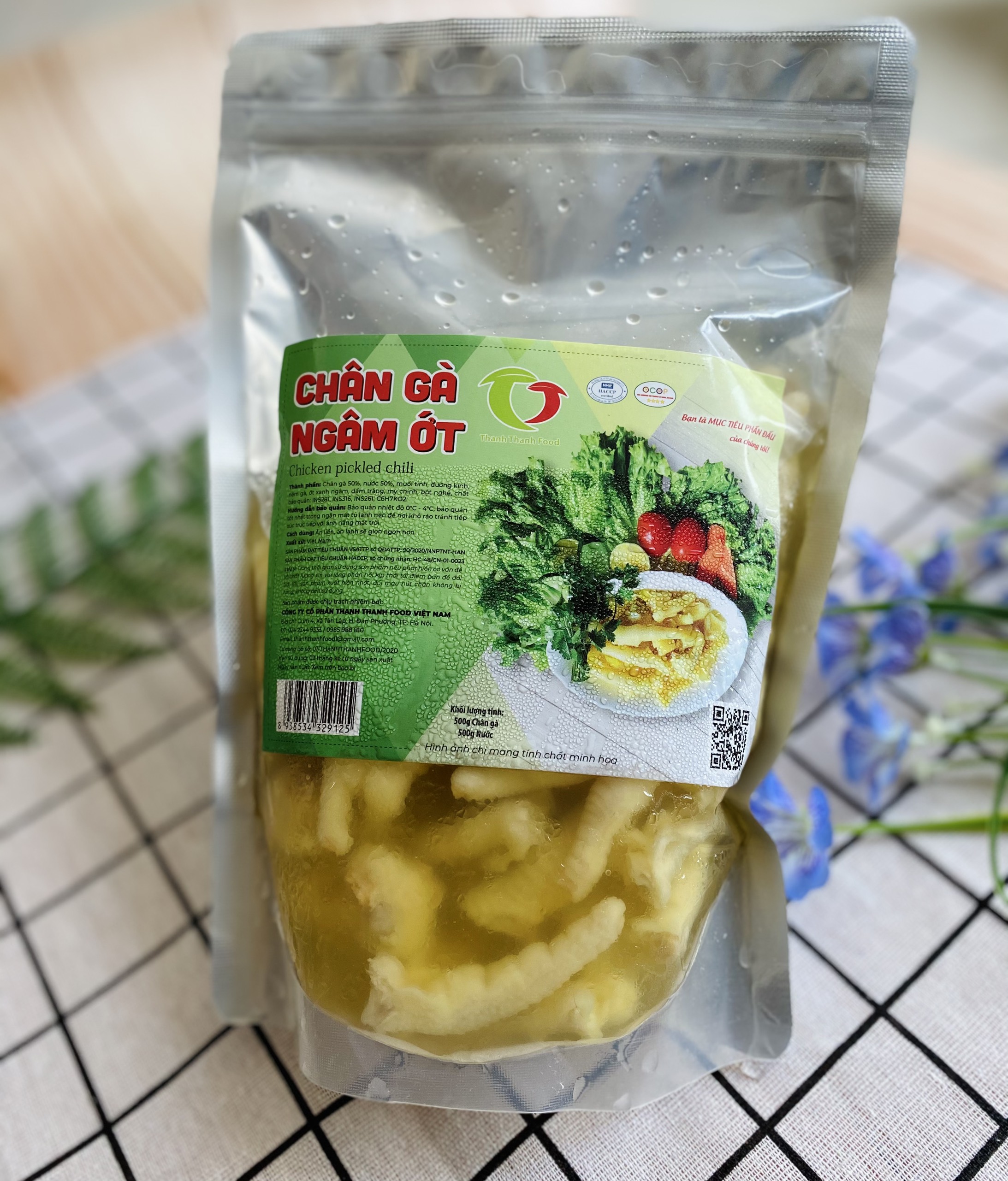 CHÂN GÀ NGÂM ỚT 500G OCOP VIETNAM THANH THANH FOOD