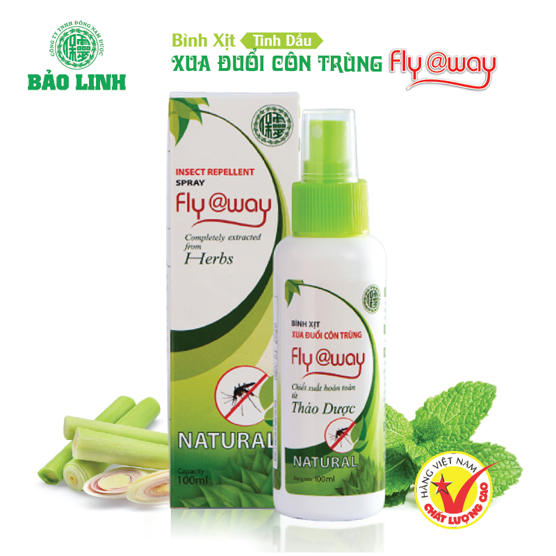 Bình Xịt Xua Đuổi Muỗi Fly@Way Bảo Linh