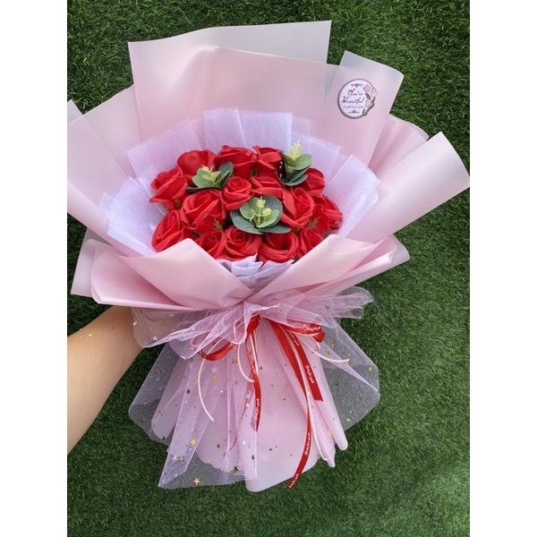 Hoa sáp cao cấp 15 bông dùng làm quà sinh nhật, valentine , 8/3 .