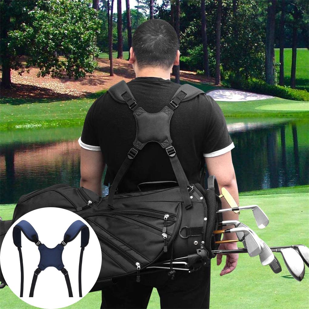 Túi golf đôi vai đôi dây đeo Oxford Vải có thể điều chỉnh ba lô có thể tái sử dụng Baging Túi dây đai có thể thay thế được Color: red