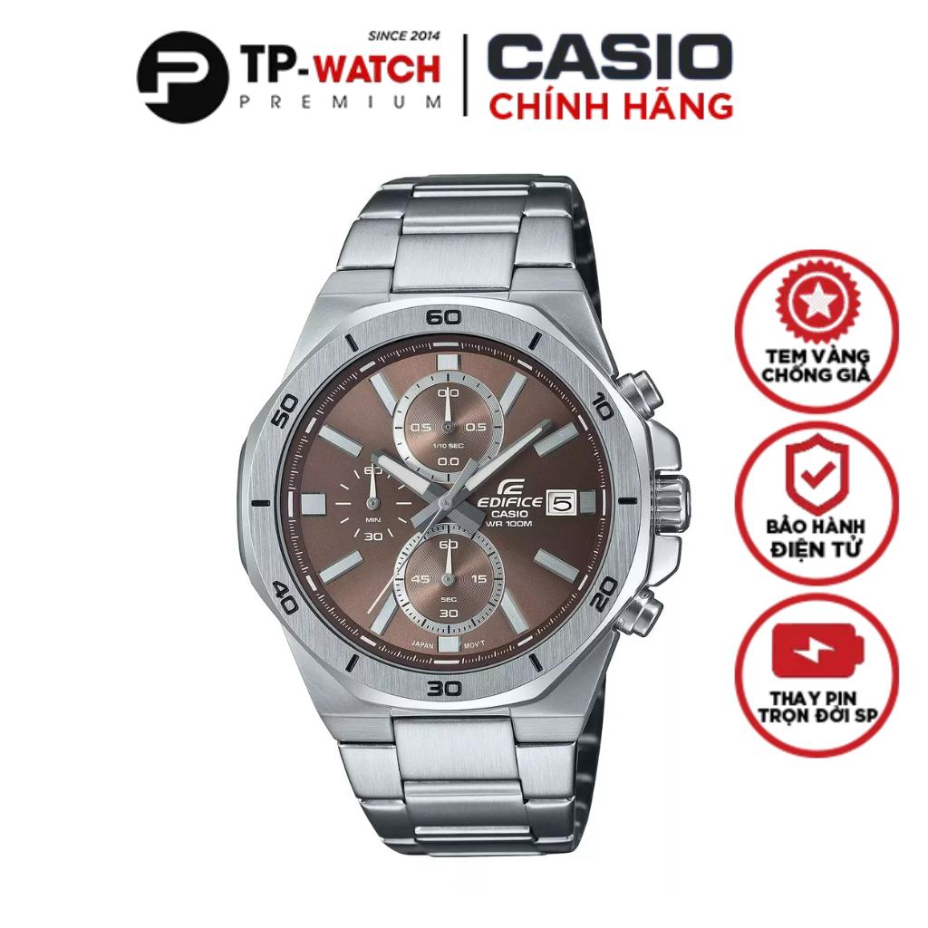 Đồng Hồ Nam Dây Thép Casio Edifice EFV-640D-5A Chính Hãng | EFV-640D-5AVUDF