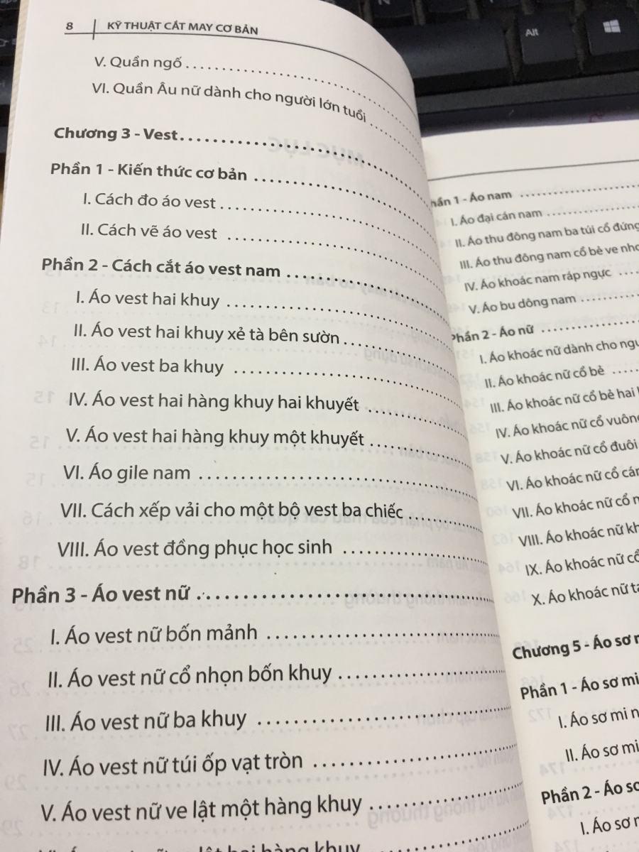 Kỹ Thuật Cắt May Cơ Bản - Tập 1 (Dành Cho Người Mới Học) (Tái Bản)